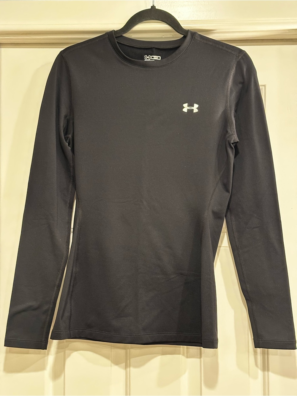 Under Armour Black ColdGear Fitted Long Sleeve Top